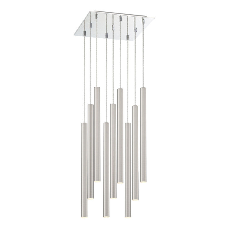 Z-Lite 917MP24-LED-9S - Forest 9 Light 14" Chandelier