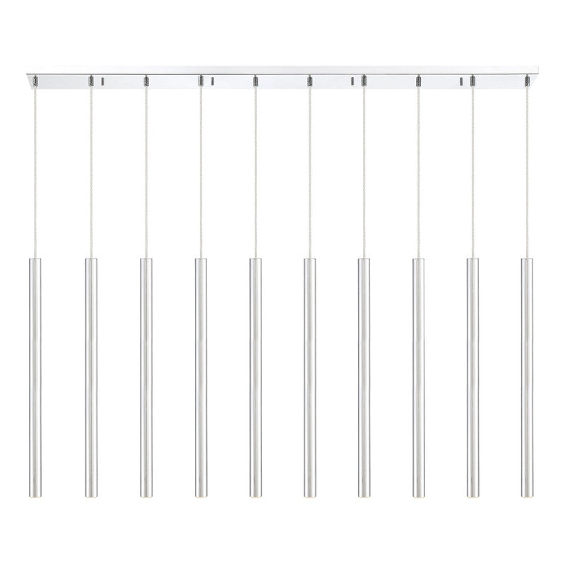 Z-Lite 917MP24-LED-10L - Forest 10 Light 57" Chandelier