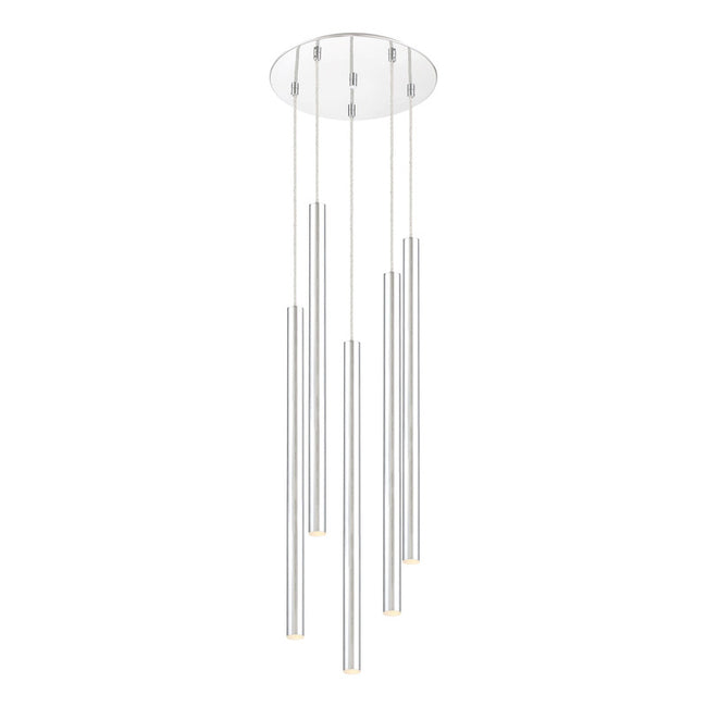 Z-Lite 917MP24-LED-5R - Forest 5 Light 14" Chandelier