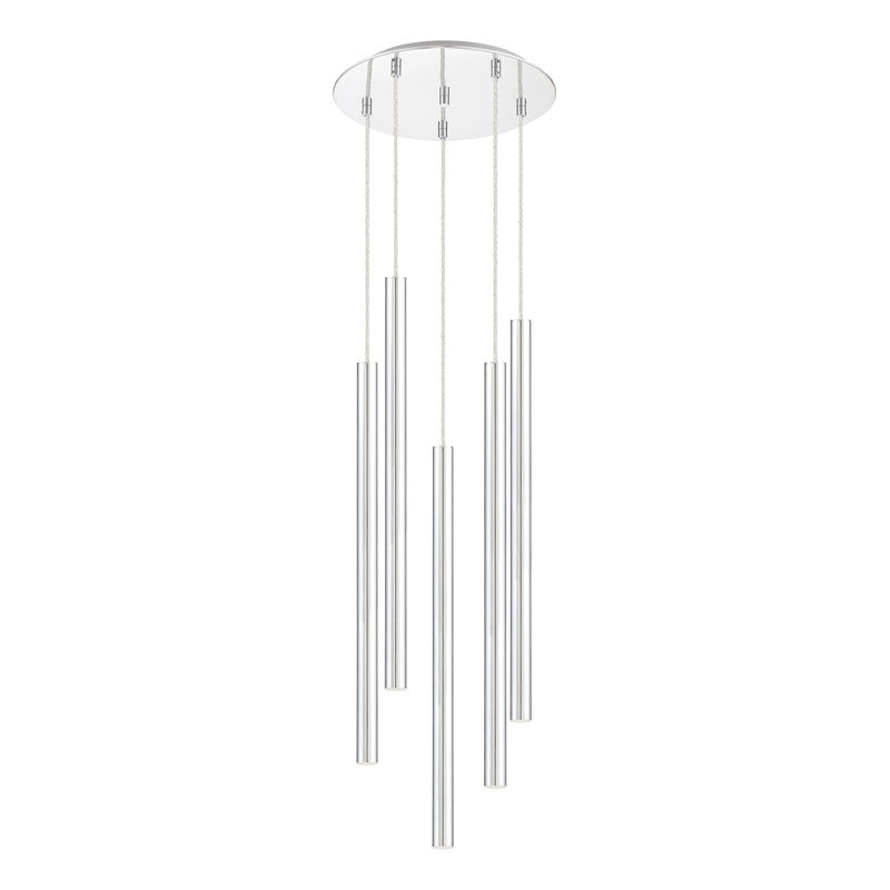 Z-Lite 917MP24-LED-5R - Forest 5 Light 14" Chandelier