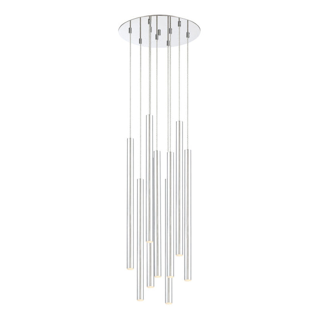 Z-Lite 917MP24-LED-9R - Forest 9 Light 16" Chandelier