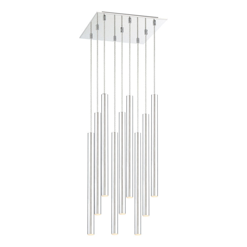 Z-Lite 917MP24-LED-9S - Forest 9 Light 14" Chandelier