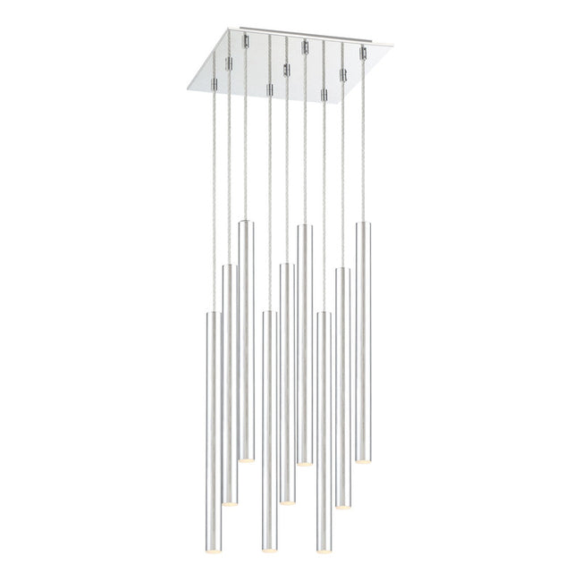 Z-Lite 917MP24-LED-9S - Forest 9 Light 14" Chandelier