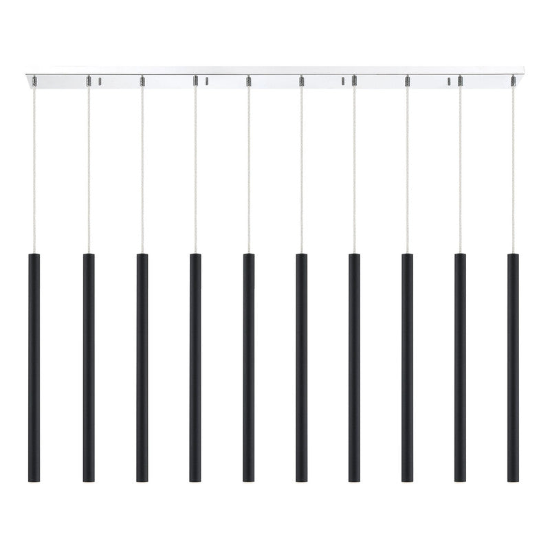 Z-Lite 917MP24-LED-10L - Forest 10 Light 57" Chandelier