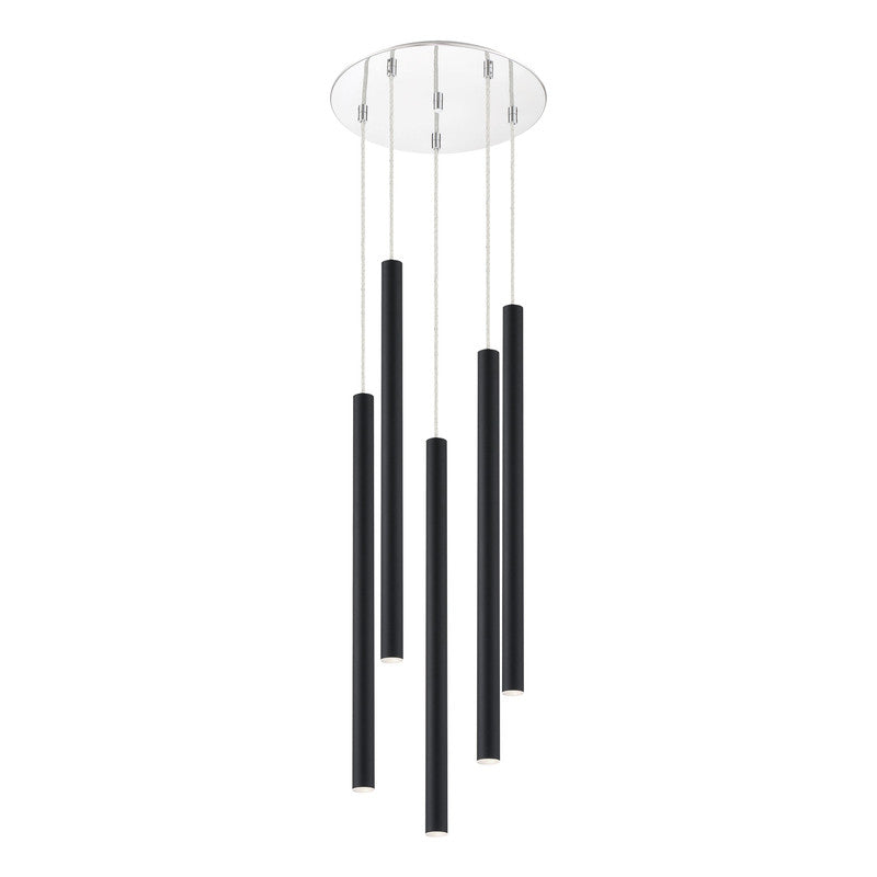 Z-Lite 917MP24-LED-5R - Forest 5 Light 14" Chandelier