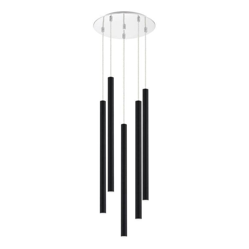 Z-Lite 917MP24-LED-5R - Forest 5 Light 14" Chandelier