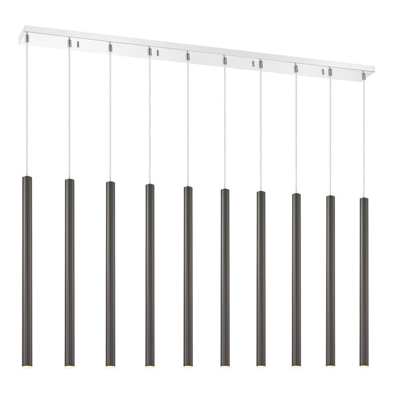 Z-Lite 917MP24-LED-10L - Forest 10 Light 57" Chandelier