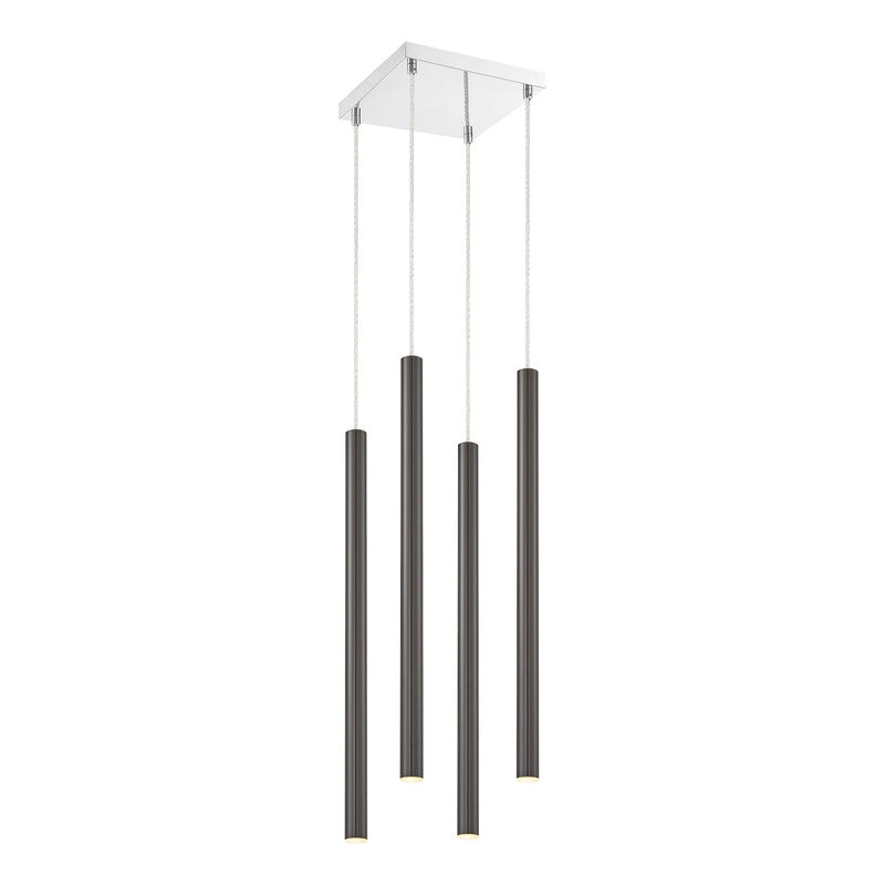 Z-Lite 917MP24-LED-4S - Forest 4 Light 10" Chandelier