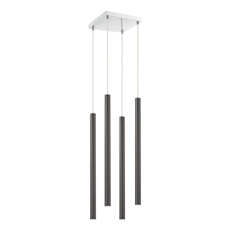 Z-Lite 917MP24-LED-4S - Forest 4 Light 10" Chandelier