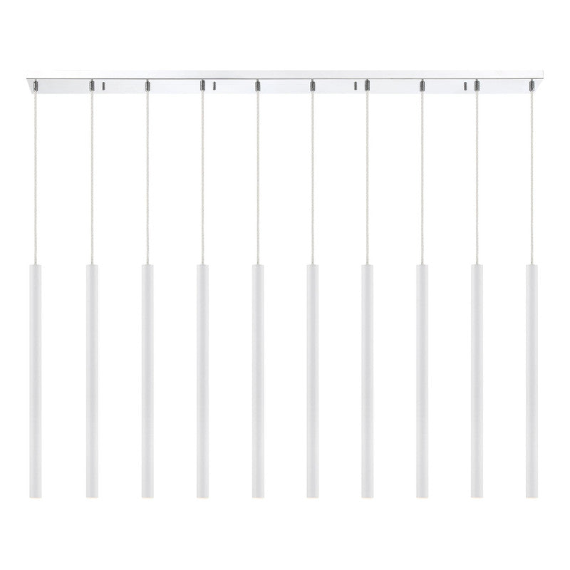 Z-Lite 917MP24-LED-10L - Forest 10 Light 57" Chandelier