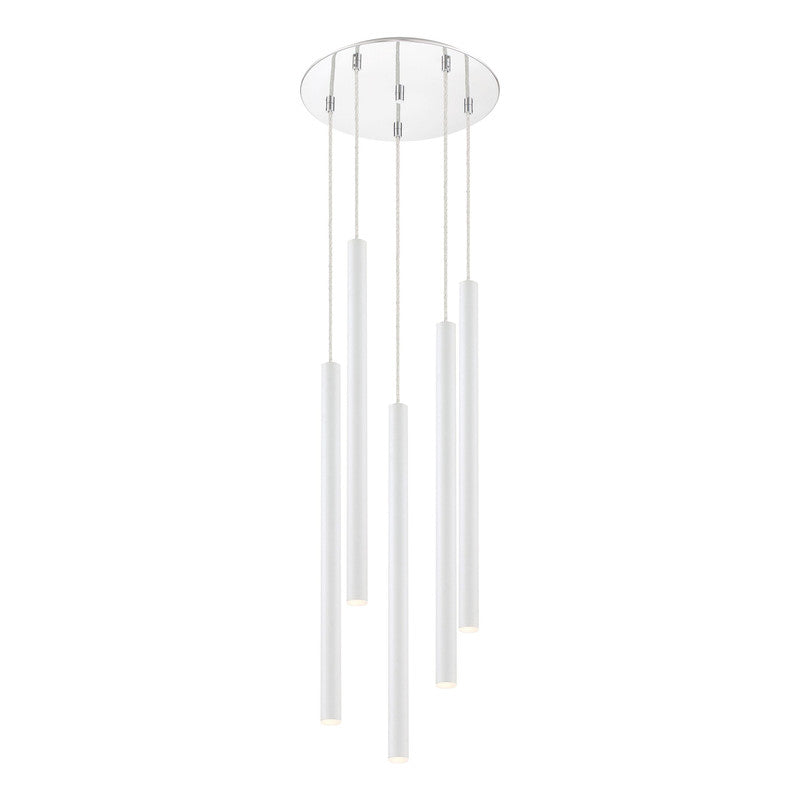 Z-Lite 917MP24-LED-5R - Forest 5 Light 14" Chandelier