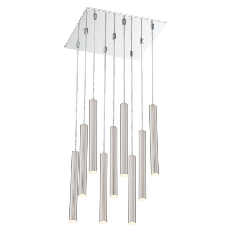 Z-Lite 917MP12-LED-9S - Forest 9 Light 14" Chandelier