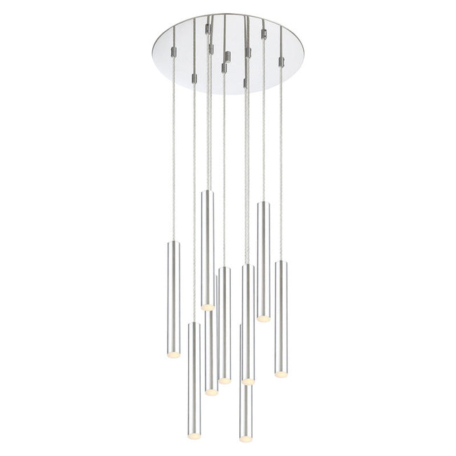 Z-Lite 917MP12-LED-9R - Forest 9 Light 16" Chandelier