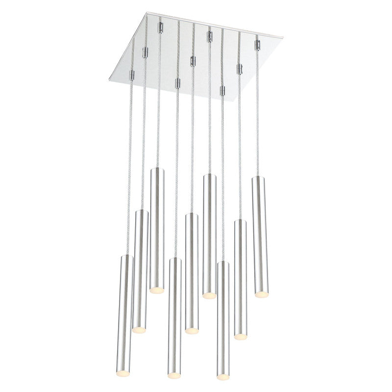 Z-Lite 917MP12-LED-9S - Forest 9 Light 14" Chandelier