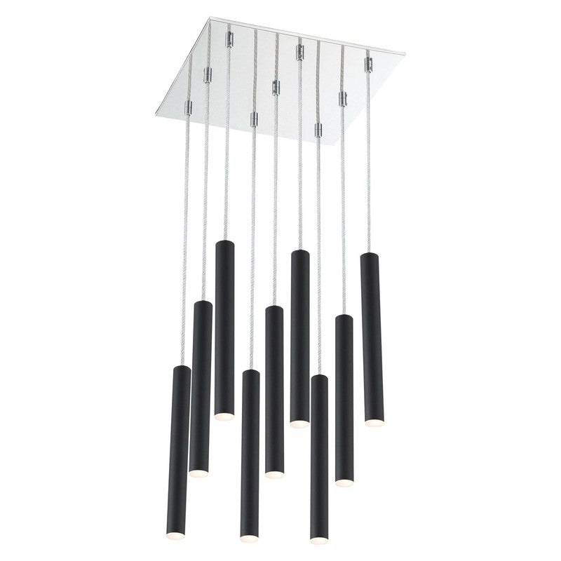 Z-Lite 917MP12-LED-9S - Forest 9 Light 14" Chandelier