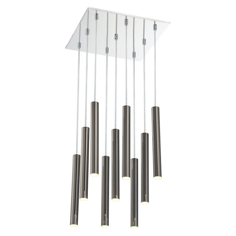 Z-Lite 917MP12-LED-9S - Forest 9 Light 14" Chandelier