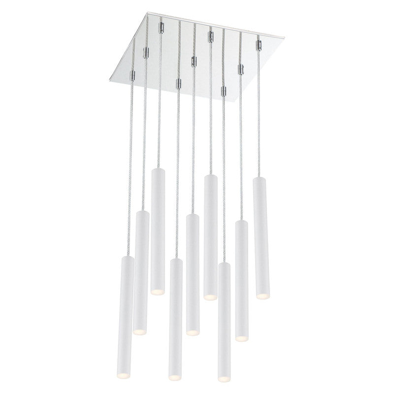 Z-Lite 917MP12-LED-9S - Forest 9 Light 14" Chandelier