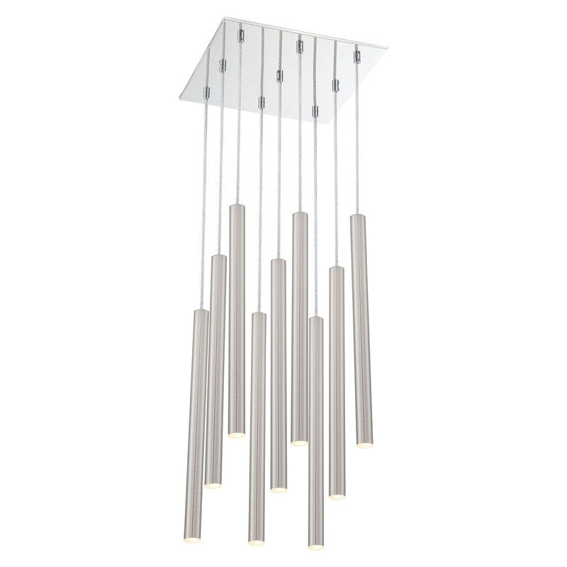 Z-Lite 917MP24-LED-9S - Forest 9 Light 14" Chandelier