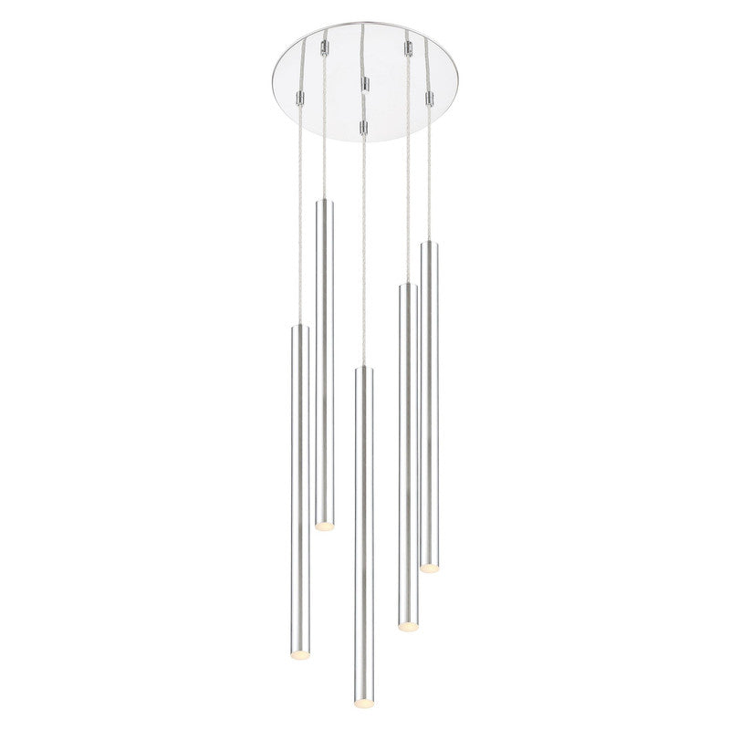 Z-Lite 917MP24-LED-5R - Forest 5 Light 14" Chandelier