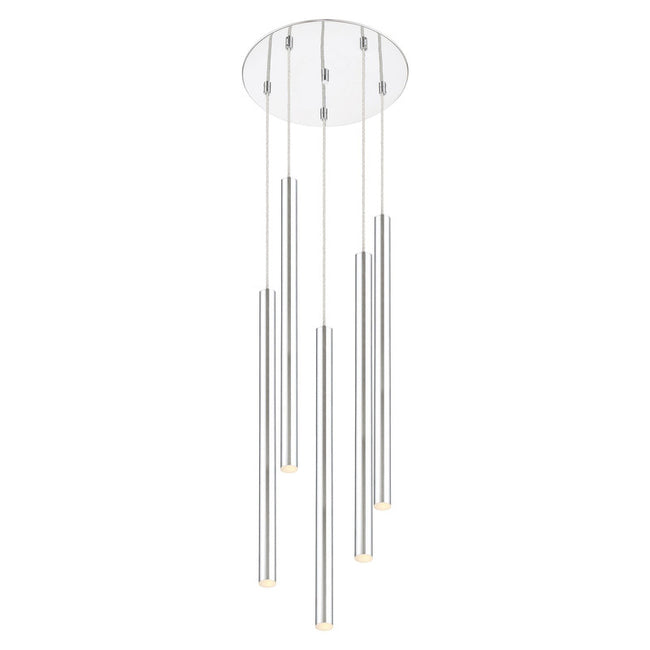 Z-Lite 917MP24-LED-5R - Forest 5 Light 14" Chandelier