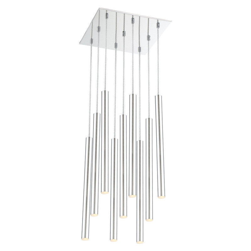 Z-Lite 917MP24-LED-9S - Forest 9 Light 14" Chandelier