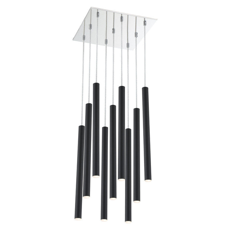 Z-Lite 917MP24-LED-9S - Forest 9 Light 14" Chandelier