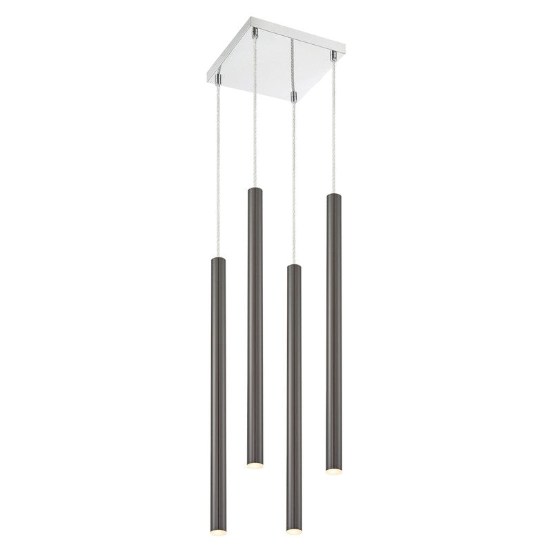 Z-Lite 917MP24-LED-4S - Forest 4 Light 10" Chandelier