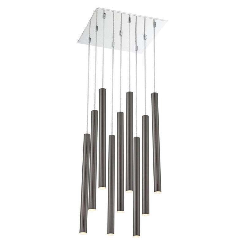 Z-Lite 917MP24-LED-9S - Forest 9 Light 14" Chandelier