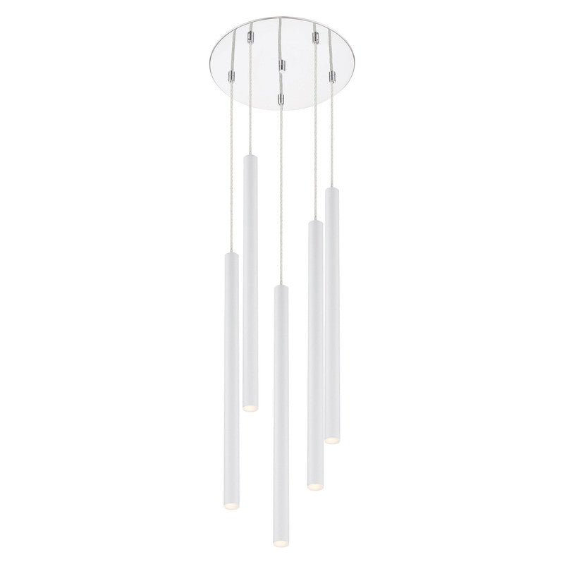 Z-Lite 917MP24-LED-5R - Forest 5 Light 14" Chandelier