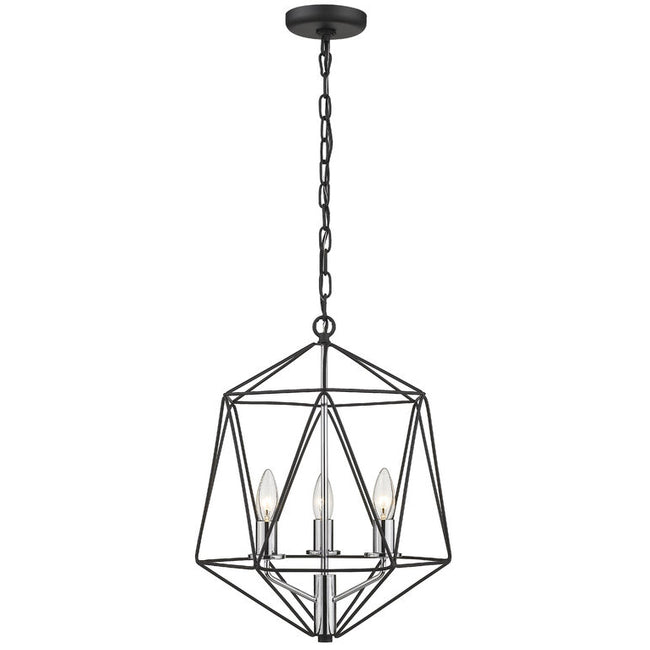 918-14 - Geo 3 Light 14" Chandelier