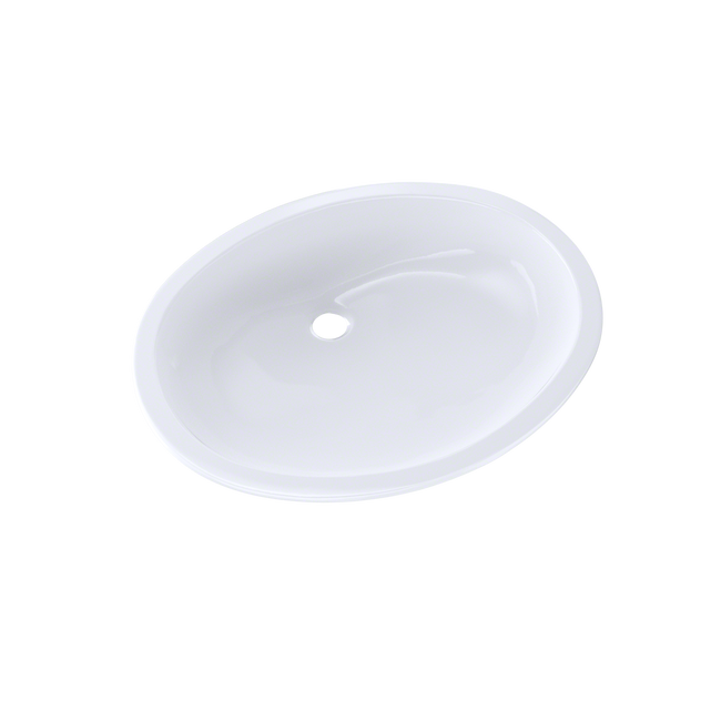 Toto LT597G#01 - Dantesca Undermount Bathroom Sink with Overflow and CeFiONtect Ceramic Glaze- Cotto