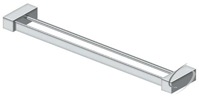 ZA2006/24-26 24" Double Towel Bar ZA Series; Bright Chrome Finish