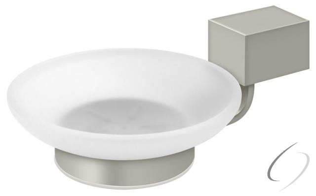 ZA2012-15 Soap Holder with Glass ZA Series; Satin Nickel Finish