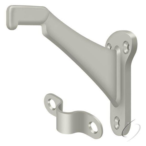 ZHRBB325U15 Hand Rail Brackets; Zinc 3-1/4" Projection; Satin Nickel Finish