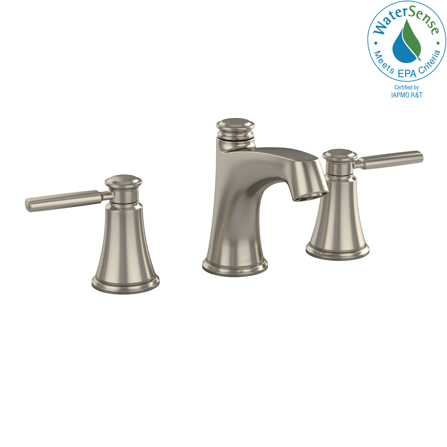 Toto TL211DD12#CP - Keane Two Handle Widespread 1.2 GPM Bathroom Sink Faucet, Brushed Nickel
