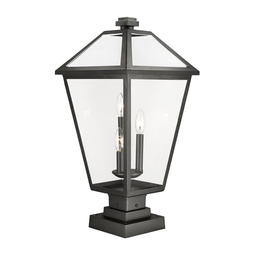 Z-Lite 579PHXLS-SQPM - Talbot 3 Light 12" Pier Mount