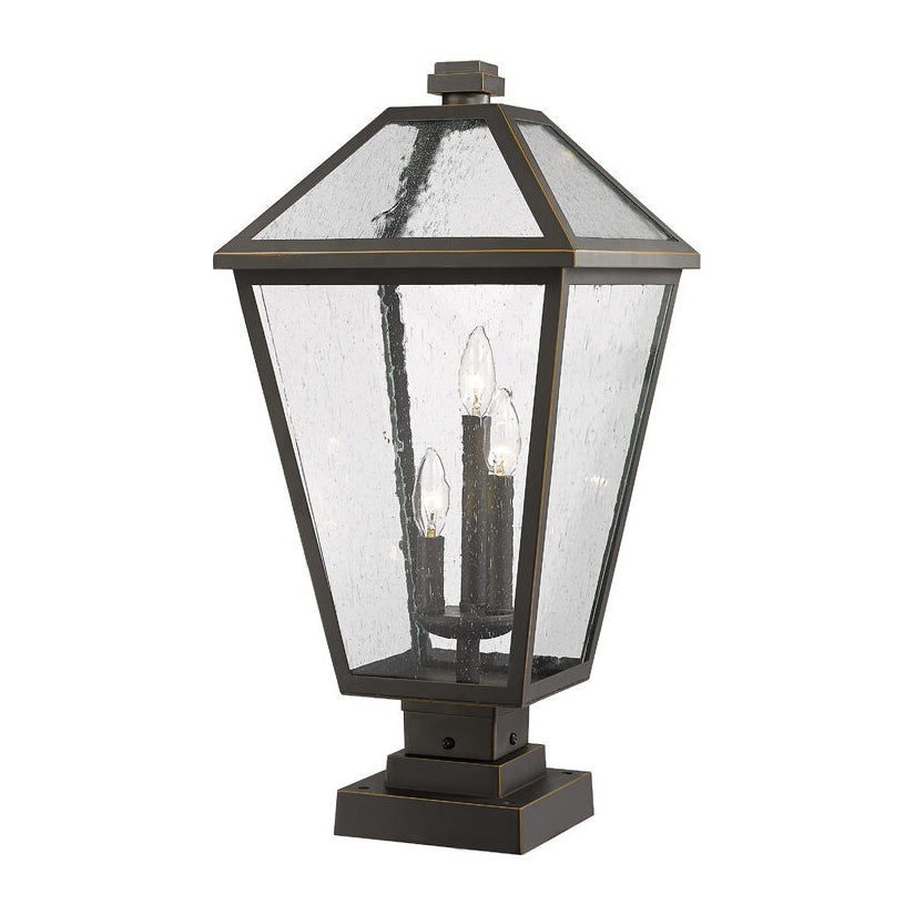 Z-Lite 579PHXLS-SQPM - Talbot 3 Light 12" Pier Mount