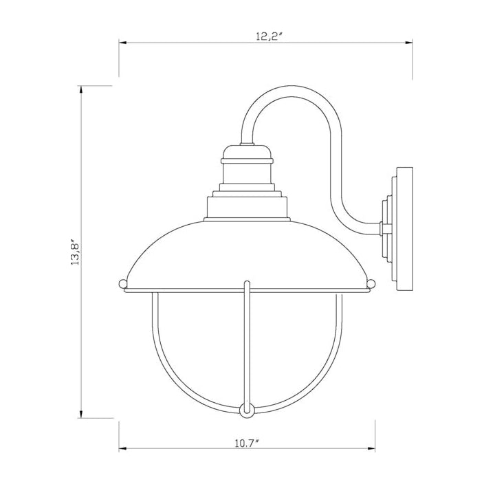 Z-Lite 590M - Ansel 1 Light 12" Sconce