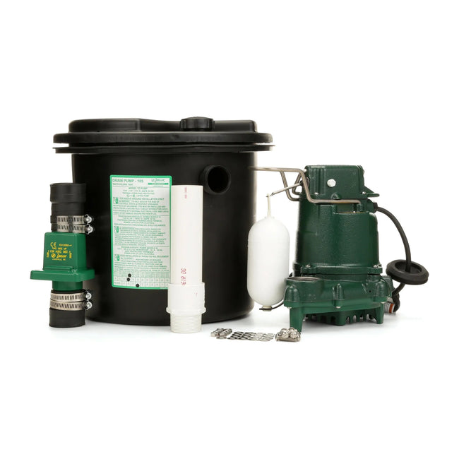 105-0001 - M53 Drain Pump Kit with 9 Ft Cord, 1/3 HP