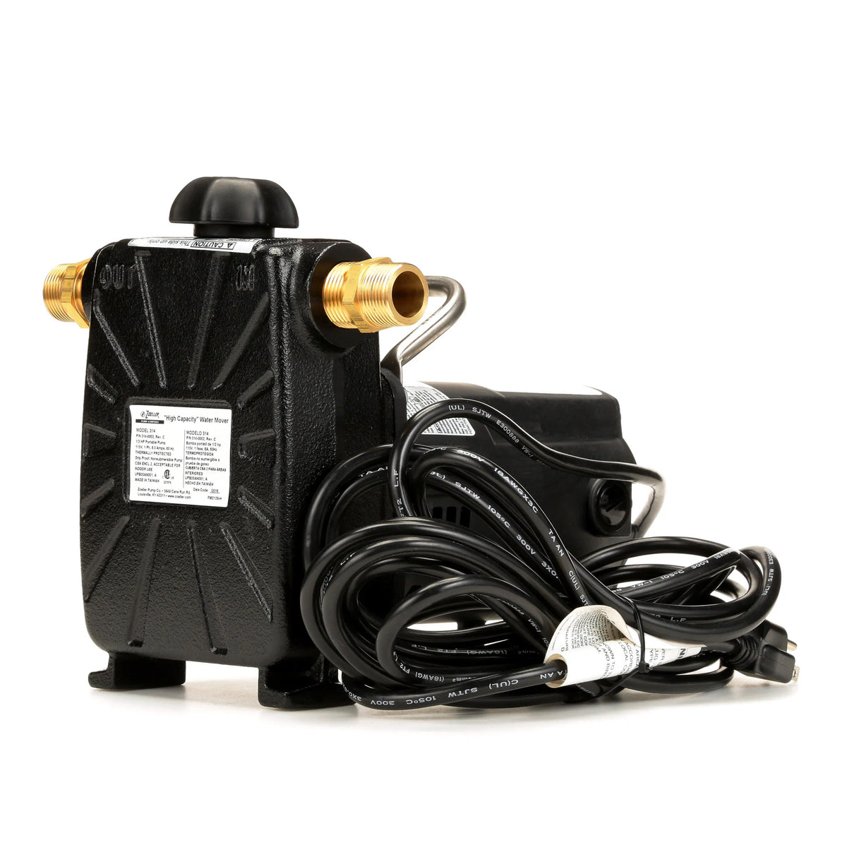314 - High Capacity Water Mover Non-Submersible Portable Utility Pump