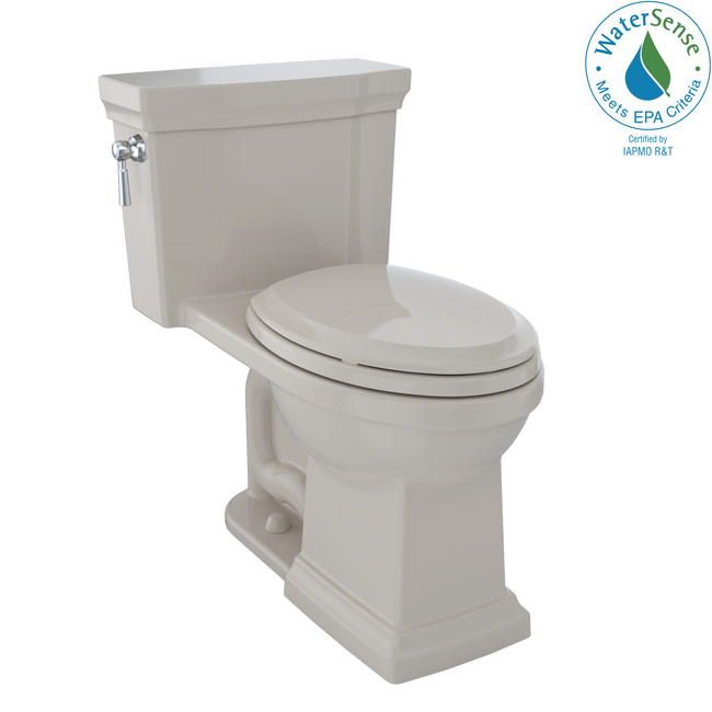 Toto MS814224CEFG#03 - Promenade II One-Piece Elongated 1.28 GPF Universal Height Toilet with CeFiON