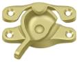 WL07U3 Window Sash Lock; 15/16" x 2-5/8"; Bright Brass Finish