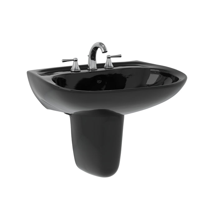Toto LHT242.8#51 - Prominence 26" Wall Mounted Bathroom Sink with 3 Faucet Holes Drilled, 8" Faucet